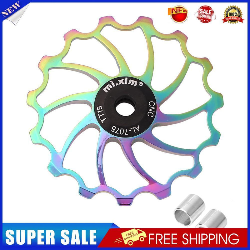 Mi Xim Mountain Bike Rear Derailleur Bearing Pulley Guide Wheel (Multi 15T)