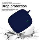 Silicone Case w/ Keychain for ZMI PurPods Pro Earbuds Charging Case (Blue) Newly