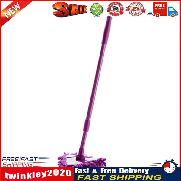 Retractable Kitchen Floors Cleaning Triangle Mop for Glass Wall (Purple) Newly