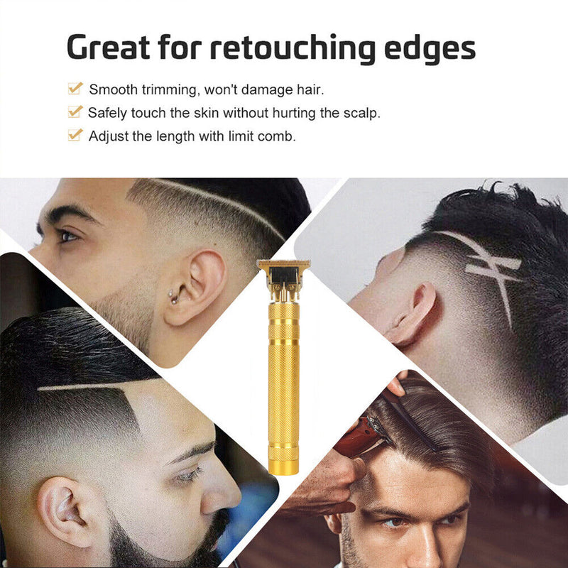 Rechargeable Electric Beard Hair Clipper Hair Cutting Machine for Home Salon