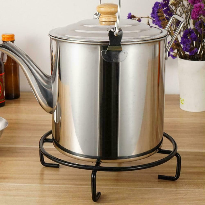 Portable Mini Stove Rack Iron Stand Stove Bracket Holder Outdoor Black M3L4