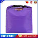 Waterproof Insulated Lunch Bag Picnic Food Thermal Storage Handbag (Purple)