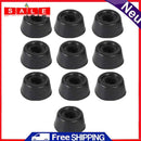 10pcs Pool Cue Tail Protective Sleeve Billiard Bar Rubber Bottom Pad Holder