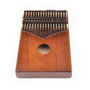 17 Keys Kalimba Wood Mahogany Mbira Thumb Piano Musical Instrument (Yellow)