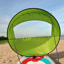 Foldable Kayak Boat Wind Sail Surfing Kayak Downwind Wind Paddle (Green) Newly