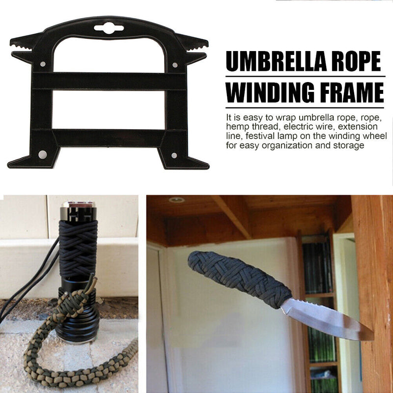 Fishing Line Cable Outdoor Paracord Winder Parachute Lanyard Spool Holder Newly