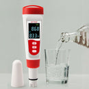 PH Meter Temperature Digital Tester Water Quality Monitor LCD Purity Test