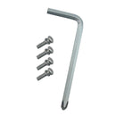 4pcs Electric Scooter Taillight for M365 1S Rear Tail Warning Lamp (Red)