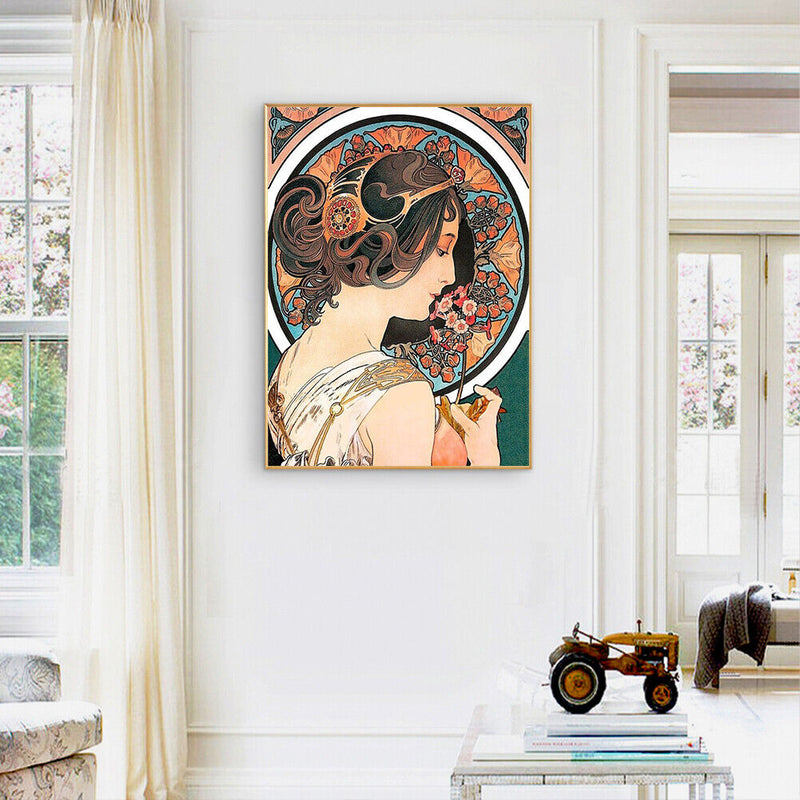 Frameless Oil Painting By Numbers DIY Kit Goddess Drawing On Canvas Art Craft