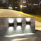 2x Solar Wall Lamp Outdoor Balcony Fence Path Garden Decor (White 6LED) Newly