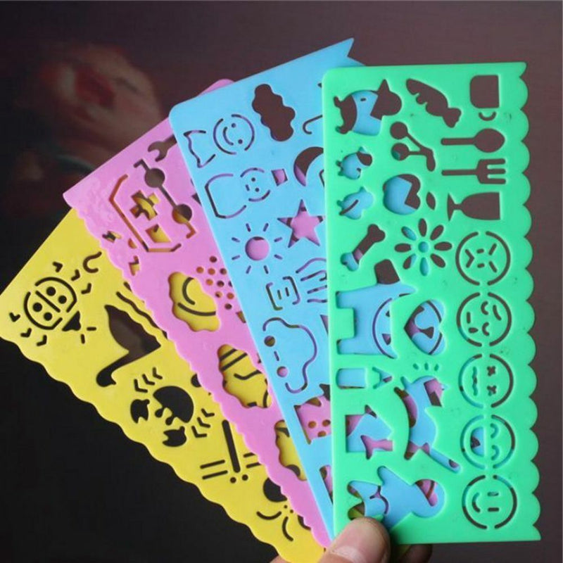 Drafting Tools Stationery For Students Learning Draw Pictures Geometric Ruler