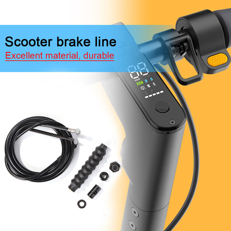 Electric Scooter Front Wheel Brake Lines for MAX G30 Ebike Steel PVC Parts