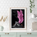 Diamond Painting Full Round Drill Angel Wings Rhinestone Modern Handmade Craft