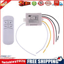 Wireless ON/OFF 2 Ways 220V Lamp Remote Control Switch Receiver Transmitter
