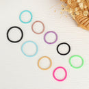 Thin Small Ponytail Hair Holder Rubber Bands Mini Hair Ropes Kids Hair Ties
