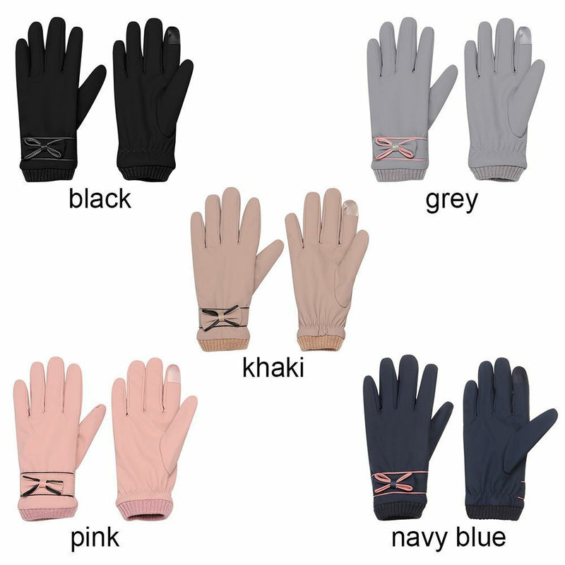 Women Touch Screen Gloves Warm Gloves Autumn Winter Internal Plush Mittens