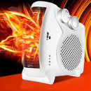 Home Office 500-800W Electric Plug In Heater Heat Stove Warmer Mini Heating Fan