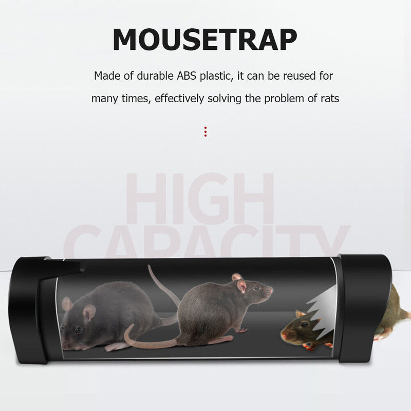 Automatic Lock Rat Trap Continuous Plastic Rat Trap Mousetrap Pest Control Newly