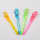 Purple Waterproof Drawing Painting Marker 2 In 1 Invisible Ink Pen UV Light