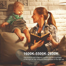 Neck Reading Light - 3 Colors 8 LED Book Light for Reading in Bed Running Newly
