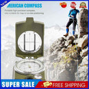 Multifunctional Folding Luminous Compass Camping Hiking Survival Compass Tool