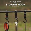 Outdoor Moveable Hook Hanging Storage Rack Shelf S-Shaped Hanger Portable Buckle