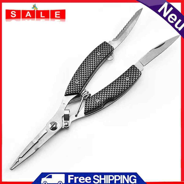 Fishing Pliers Scissor Braid Line Lure Cutter Hook Remover Cutting Tongs