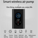 Black Portable Air Pump Wireless Air Electric Tire Y2J4 Car H2V3 F6O6