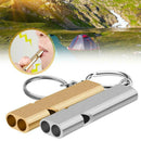 2Pcs 120db Loud Emergency Survival SOS Whistle Camping Keychain Outdoor 20 O0Q6