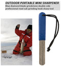 Double Groove Fishing Hook Sharpener Diamond Fishhook Grindstone Fish Tackl