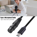 Type-C To XLR 3 Pin Microphone Audio Cable Male To Female Mic Adapter (2M) Newly