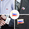 Russia Flag Symbol Souvenir Clothes Drop Oil Metal Pin