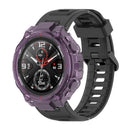 Transparent TPU Smart Watch Cover for Huami Amazfit T-Rex PRO/T-Rex (Blue)