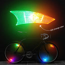 2pcs Waterproof Bicycle Spoke Reflector Light Warning Tire Decorative Lamp