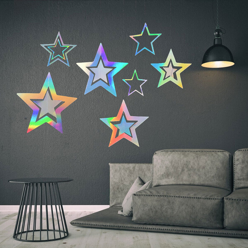 Star Paper Garland Ornaments Birthday Party DIY Wedding Decor (Star 1) Newly