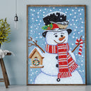 5D DIY Diamond Painting Special Shaped Crystal Drill Snowman Mosaic Picture K