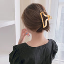 Fashion Women Clear Hollow Hair Clamps Ponytail Claw Hair Accessories (68)