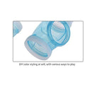 8pcs Hamster Tunnel Assembly Pipe Set External Small Pet Pipeline (Blue) Newly