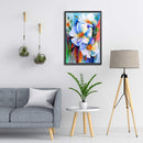 Full Embroidery Printed 3 Strands 11CT Flowers Kit Stamped DIY Art Cross Stitch