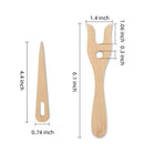 Needle Diy Wooden Fork Knitting Weaving Loom Sewing H1D8 g Handmade Braidin S1U1
