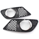 Front Bumper Fog Light Grille for Mercedes Benz C-Class W204 08-10 (1 Pair)