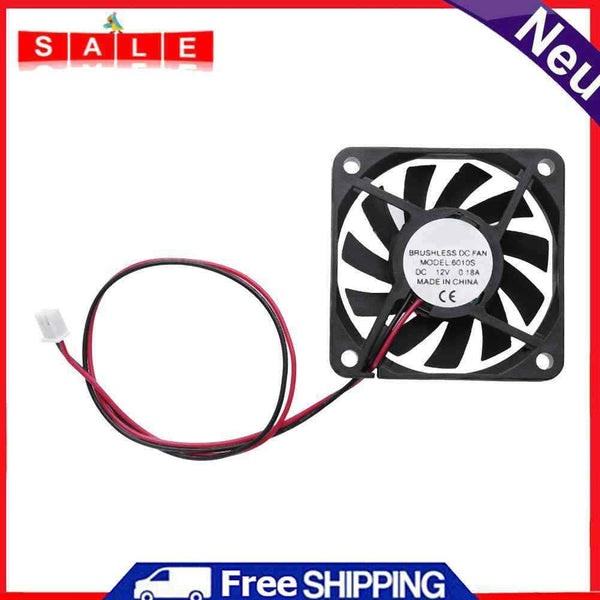 Waterproof 6010S 12V 58x58x10mm Low Noise Brushless DC Fan Cooler