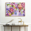 Diamond Embroidery Drawing Rose Butterfly Rhinestone Craft Diamond Painting
