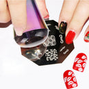 Colorful Transparent Silicone Seal Stamp with Cover DIY Nail Art Tools (02)