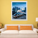 Full Drill Scenery Sport Car 5D Diamond DIY Painting Craft Kit Home Decor