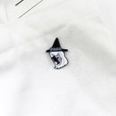 Black Hat Sexy Women Pins Brooches Fashion Backpack Lapel Jacket Clothes Badg