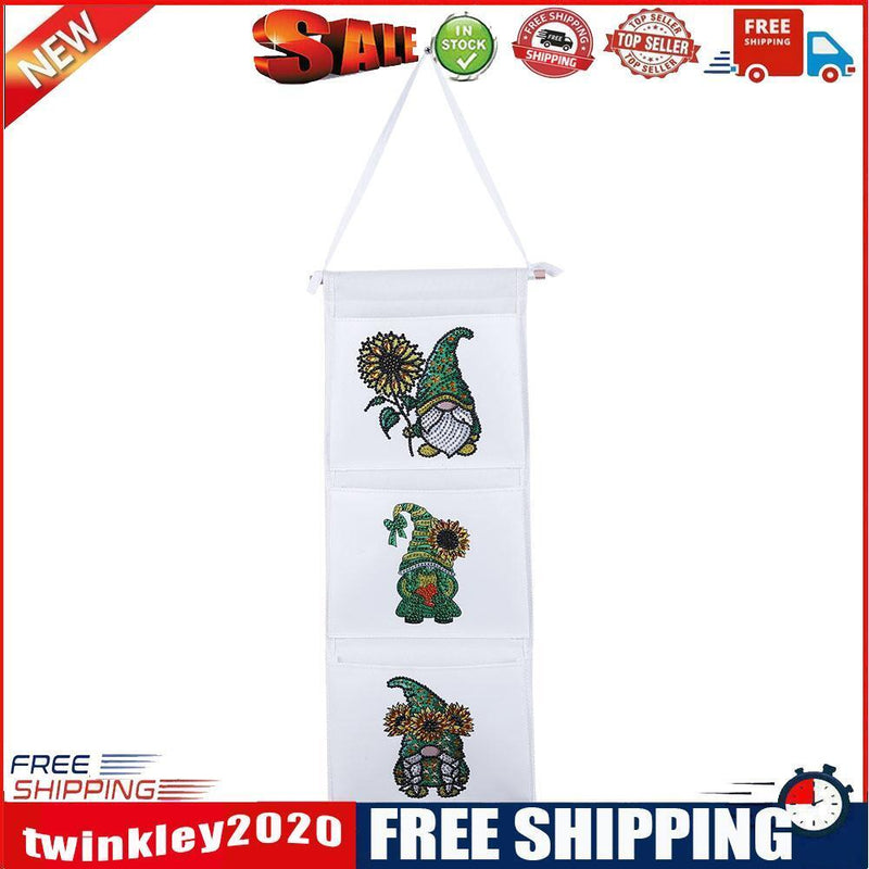 Wall Hanging Storage Bag DIY Gnome Diamond Painting Home Organizer (AA1023)