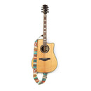 Guitar Strap Adjustable Belt for Acoustic Guitar Instrument Parts (Red) Newly