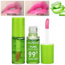 Long Lasting Transparent Lip Tint Liquid Lipstick Aloe Lip Gloss Color Changing
