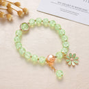 Jewelry Crystal Bracelet Small Daisy Bracelet Cuff Bangles Shiny Bracelets